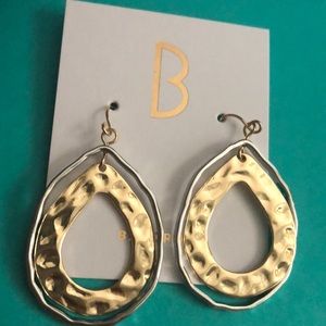 Bancroft gold/ silver earrings